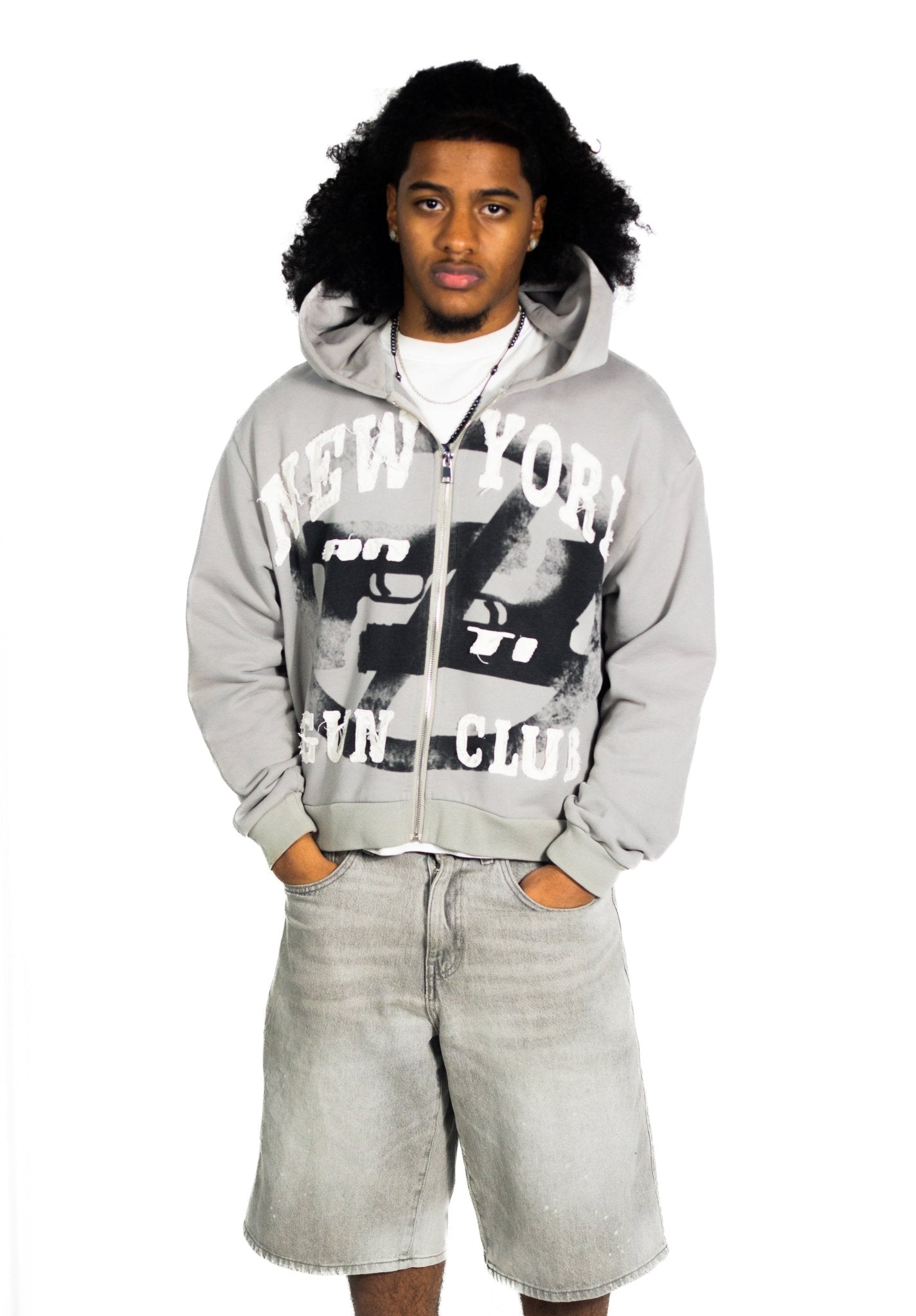 New York Anti-Gun Club Grey Hoodie