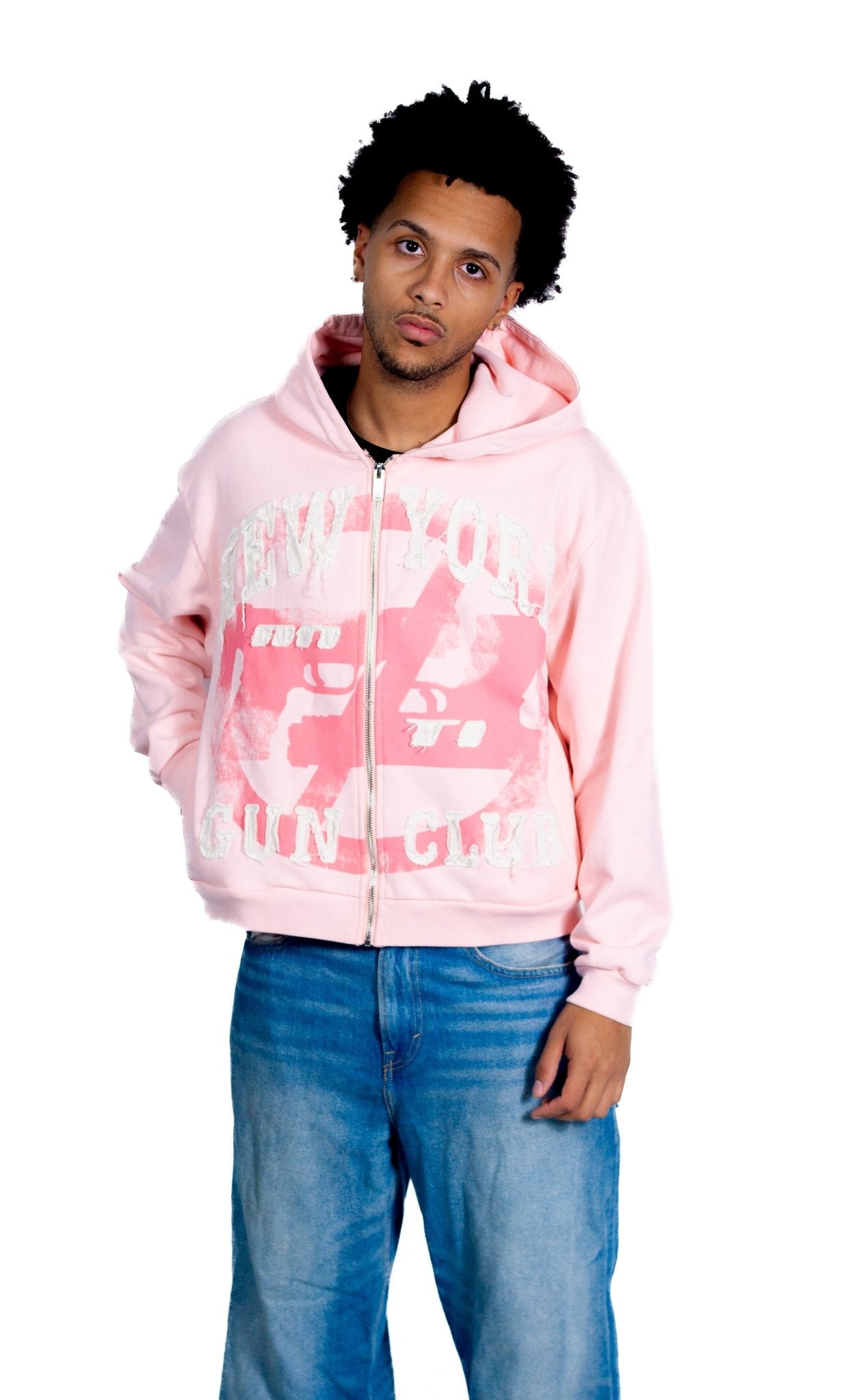 New York Anti-Gun Club Pink Hoodie