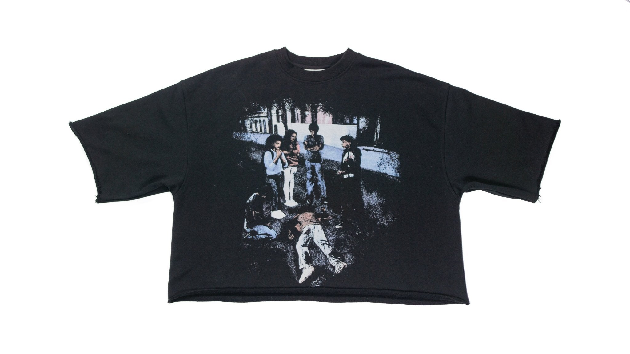 Save The Hood Cropped Heavy Tee