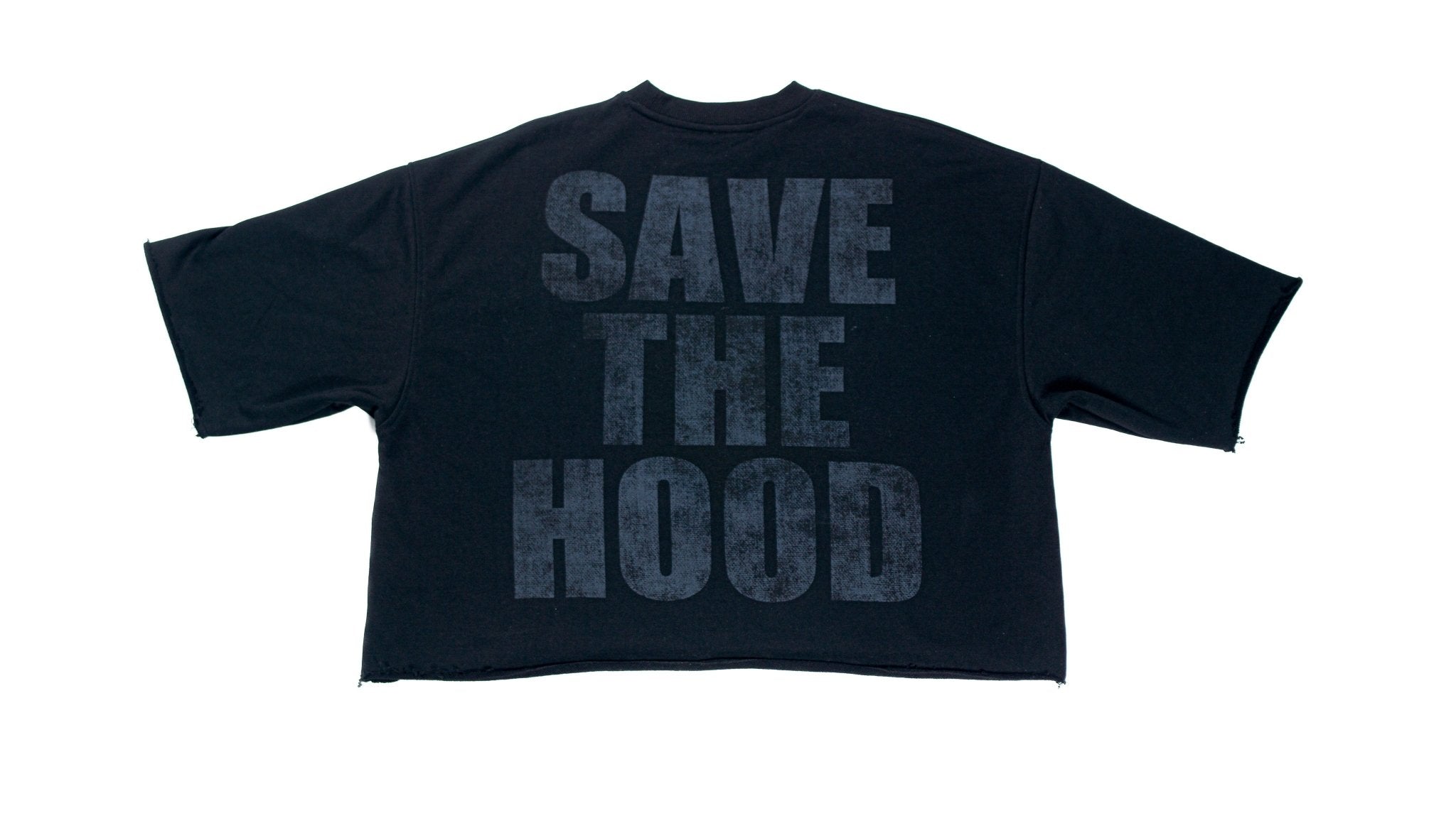 Save The Hood Cropped Heavy Tee